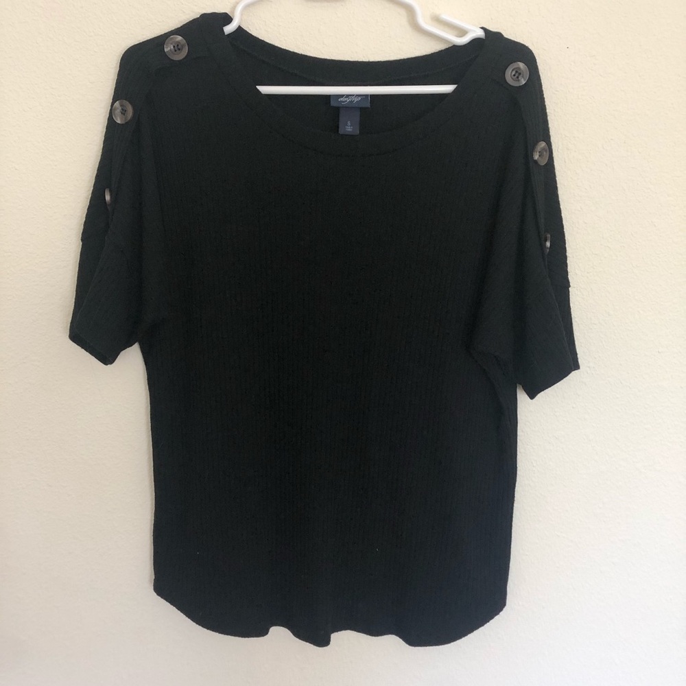 Black Daytrip Small short sleeve sweater